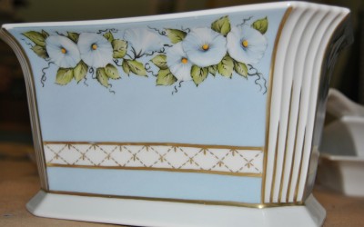 Portavaso azzurro